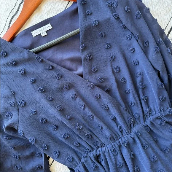 Baltic Born Deep Blue Long Sleeve Dress - Picture 2 of 3